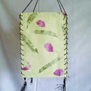 Four Side Lamp Shade with Flower